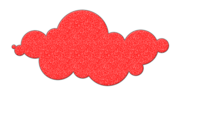 Nube roja png