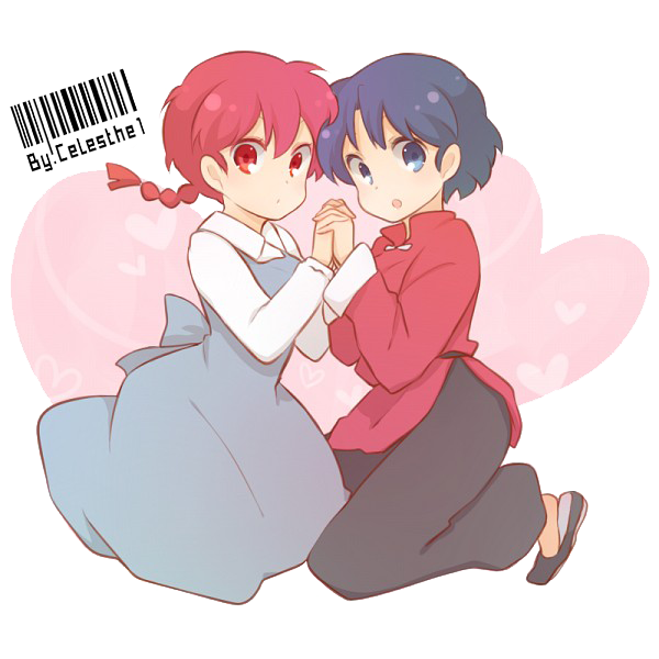 Anime render: Ranma y Akane