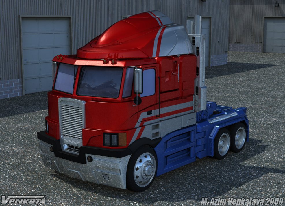 Optimus Prime HD Truck Mode by Venksta on DeviantArt