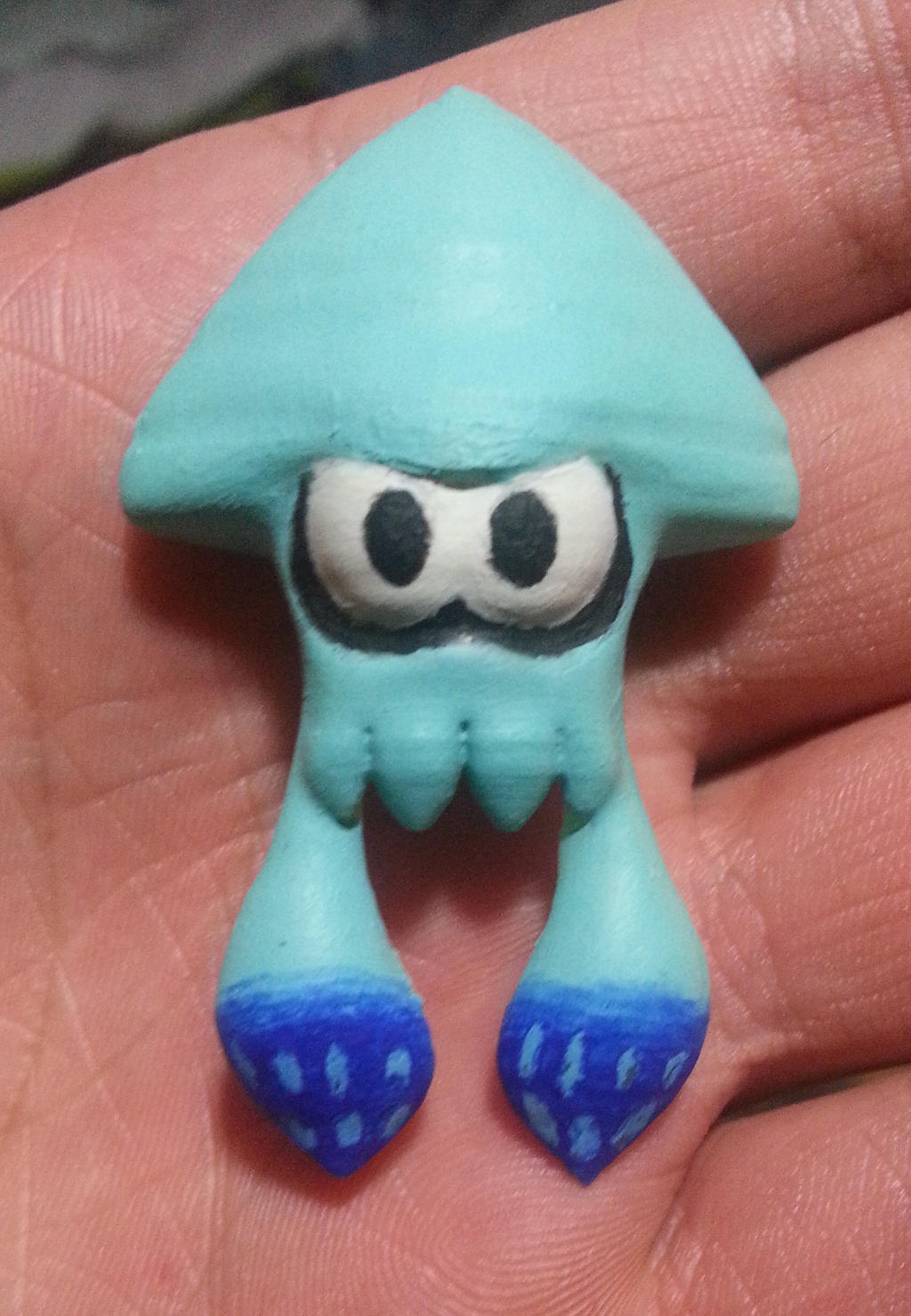 3D-printed Splatoon Squid by Abid91 on DeviantArt