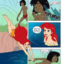 Mowgli's Swimming Lessons with Ariel Part 2