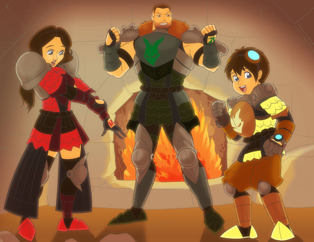 Sid Rai Molly Sid Rai receiving their Armor by jazz316 on DeviantArt