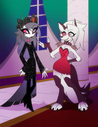 Loona and Octavia ready for party