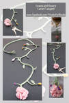 Leaves and Flowers Lariat or Lanyard by LaMorocha66