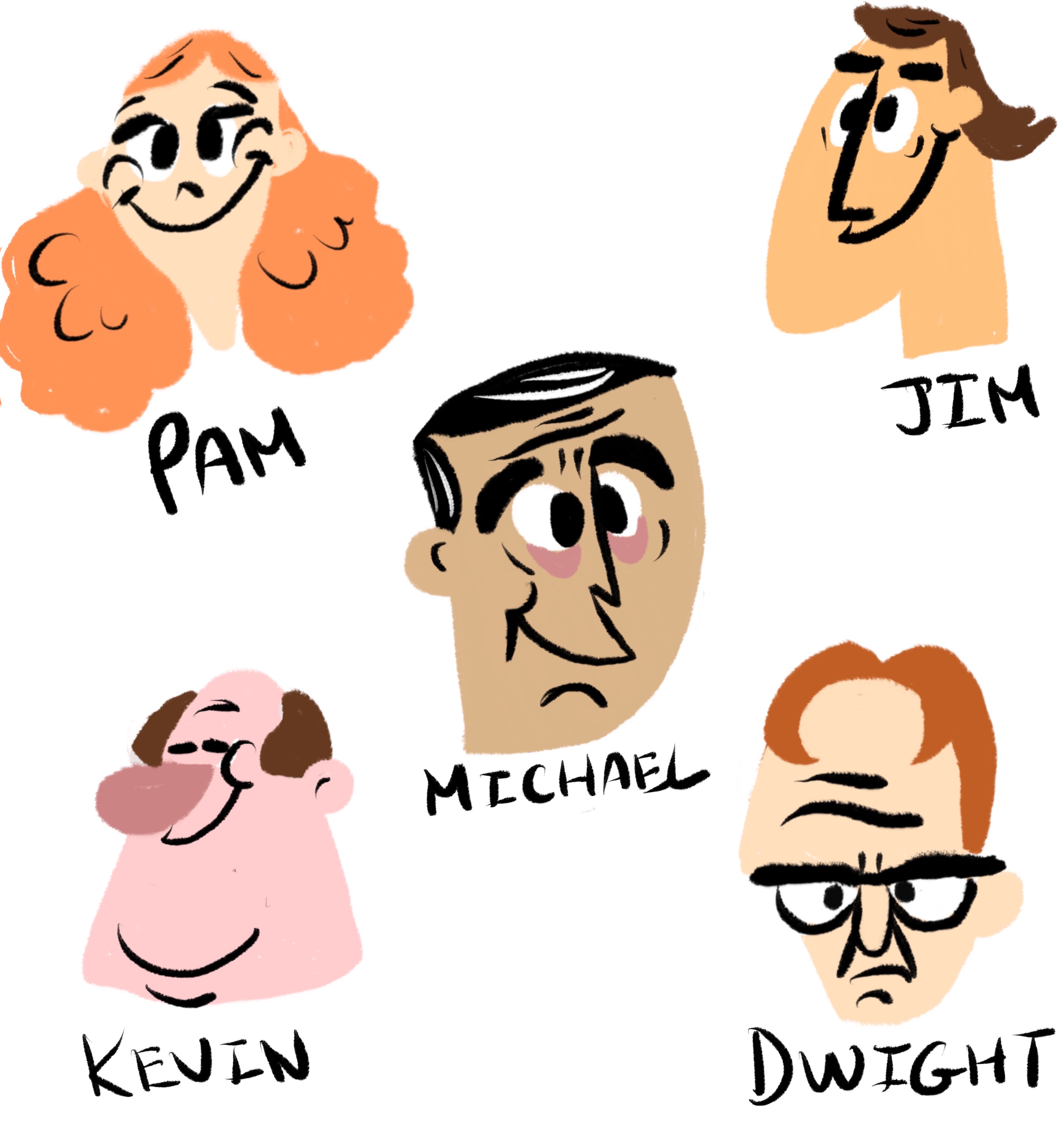 The office cast by Rachelbellinger on DeviantArt