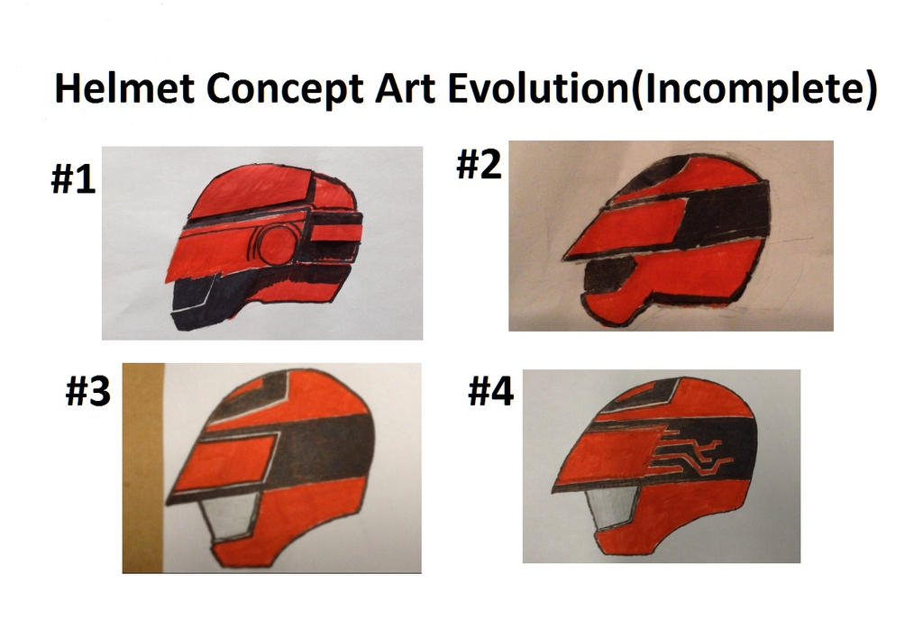 Power Ranger Helmet designing progress (SO FAR) by MasterXepher97 on ...
