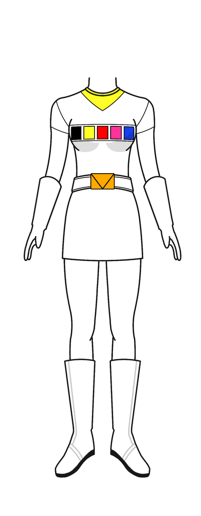 Power Rangers In Space Female Outline by MasterXepher97 on DeviantArt