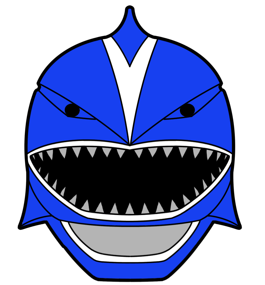 Power Rangers Wild Force Blue Ranger Helmet by MasterXepher97 on DeviantArt