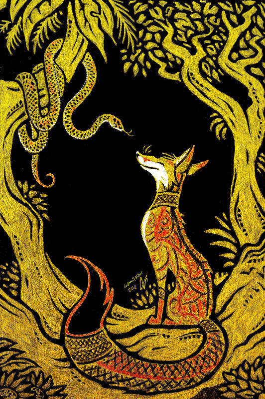 The Snake And The Fox by Culpeo-Fox on DeviantArt