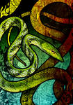 Oriental Whip Snake by Culpeo-Fox