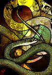 Golden Tree Snake by Culpeo-Fox
