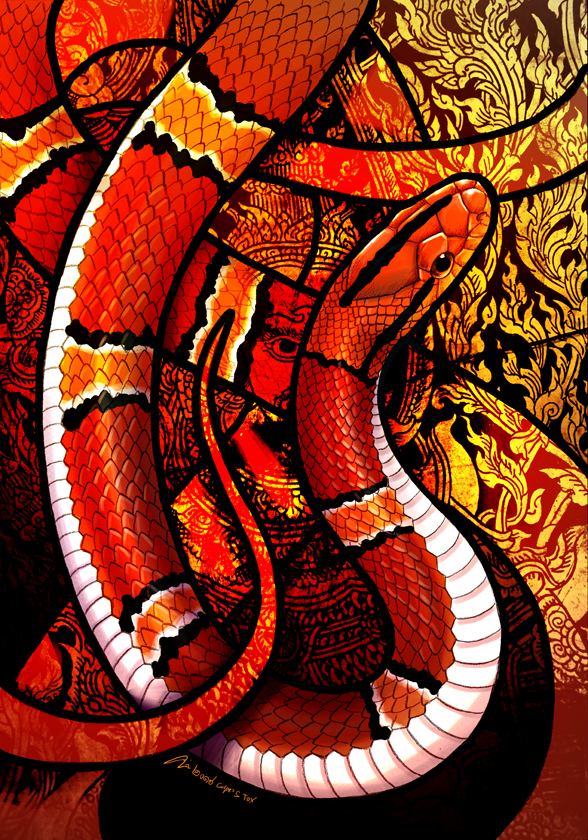 Broad Banded Bamboo Racer by Culpeo-Fox