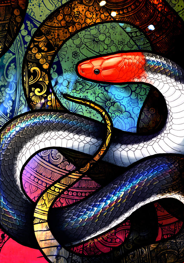 Red Headed Reed Snake by Culpeo-Fox on DeviantArt