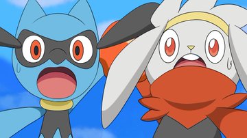 Riolu and Raboot their hand get stuck by KeniStudioIND on DeviantArt