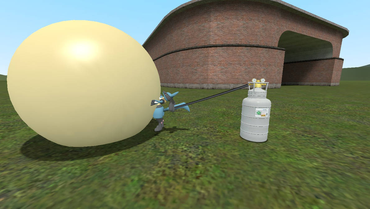 Lucario Inflation by KeniStudioIND on DeviantArt