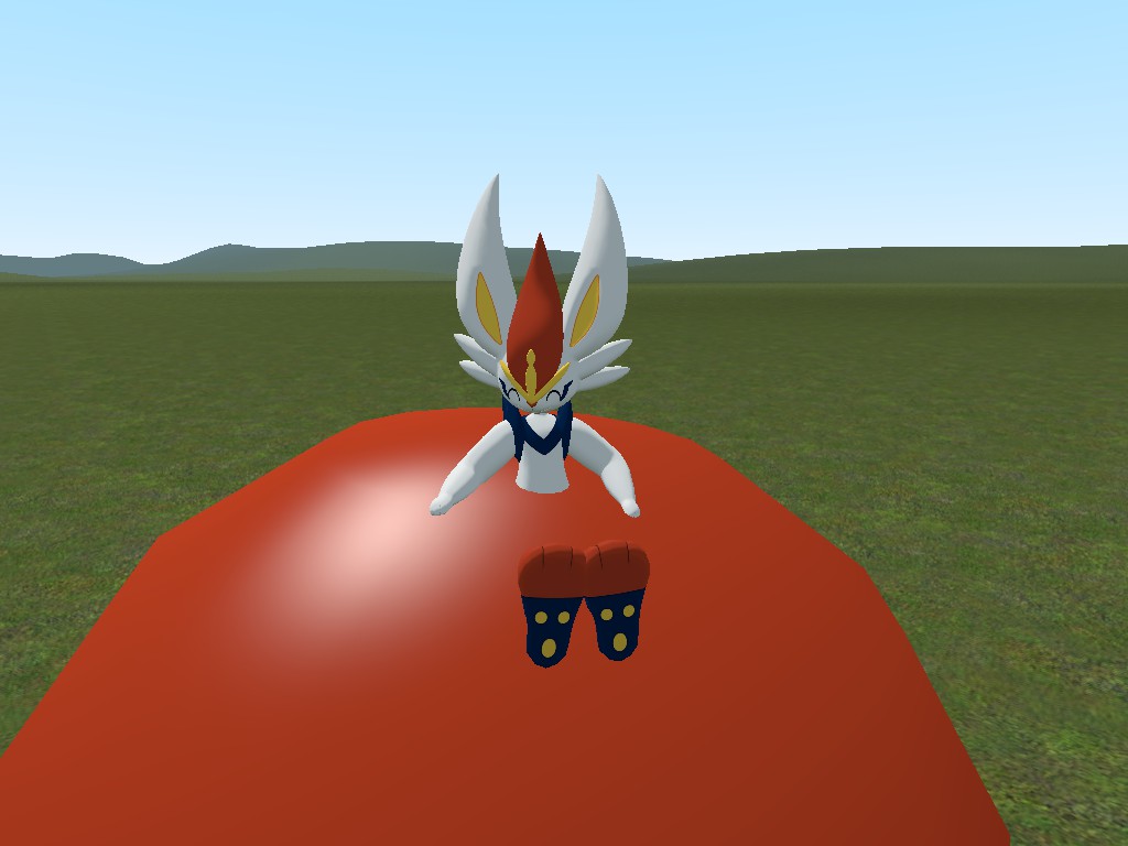 Cinderace inflatable pants (Close up) by KeniStudioIND on DeviantArt