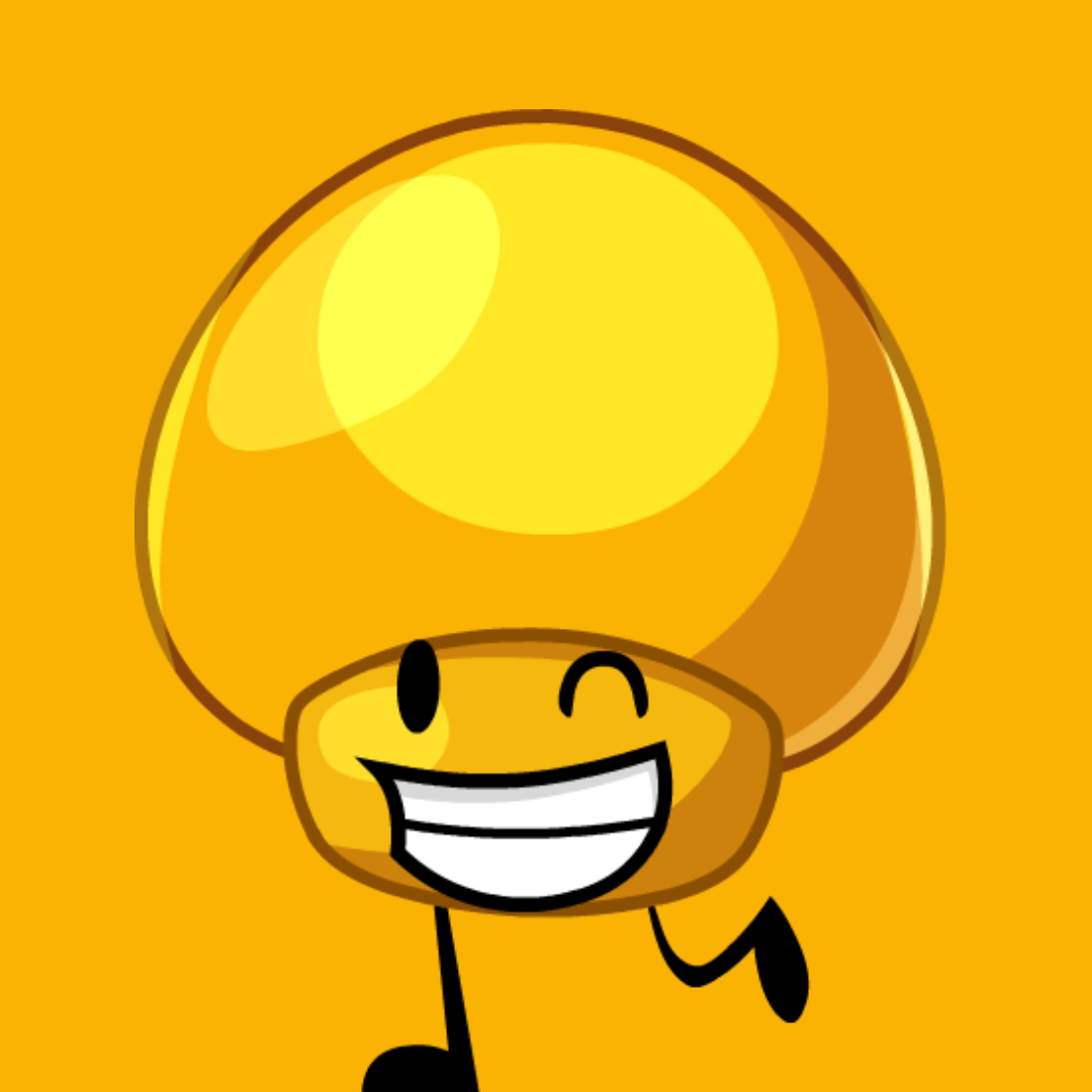 Gold Mushroom by BFDIFAN953 on DeviantArt