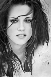 Kristen Stewart drawing