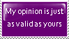 Opinions