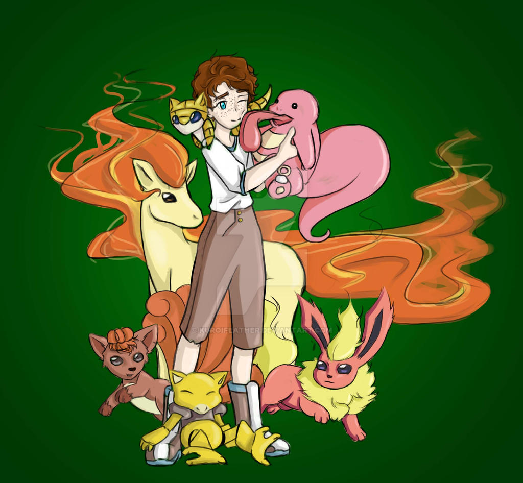 Noah (Pokemon AU) by KuroiFeather on DeviantArt