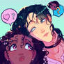 Small Cover for webtoon ft Isadora and Kento
