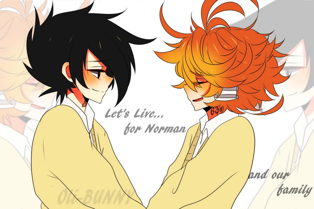 The Promised Neverland Emma X Ray Ray and Emma The promised Neverland by pinku-me on DeviantArt