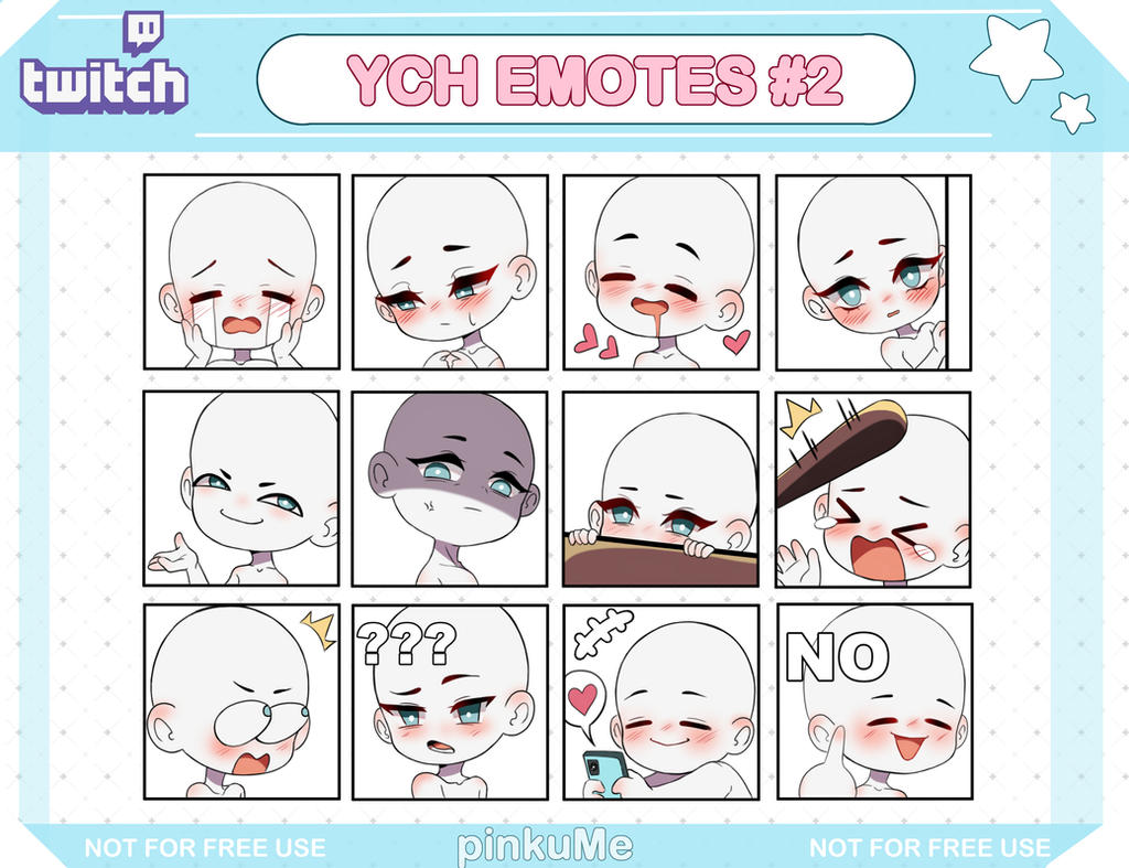 Emote Comment EMOTE COMMISSIONs INFO by pinkuMe on DeviantArt