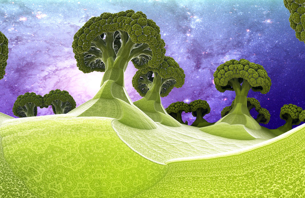 Broccoli Planet by Dr-Pen