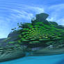 Green Ocean Liner