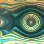 Gold and Aqua Rings da Wallpaper