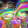 Color Beams in Space