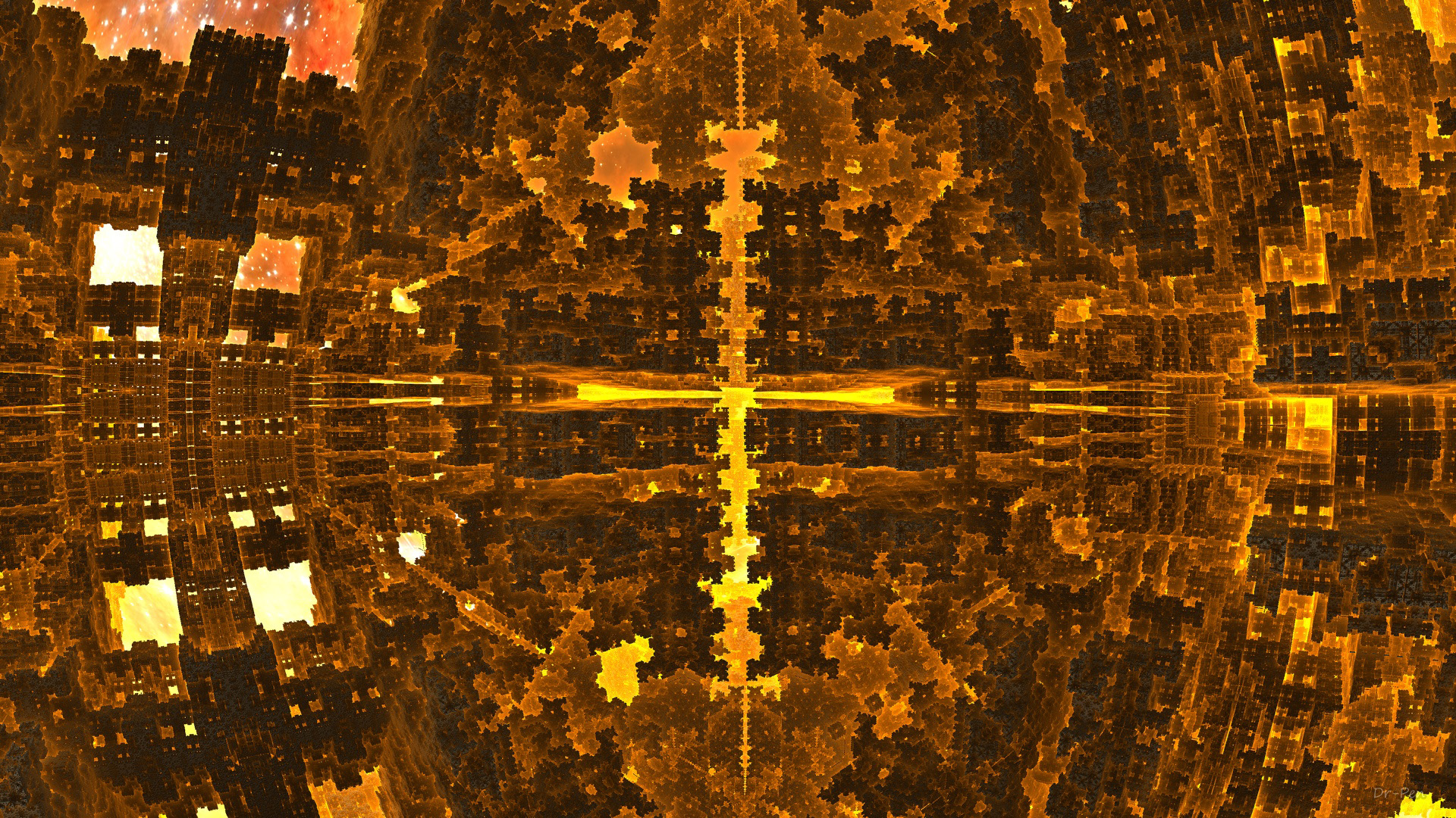 Daily Fractal Wallpaper no9 - Crossing