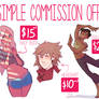 COMMISSION OPEN!!!