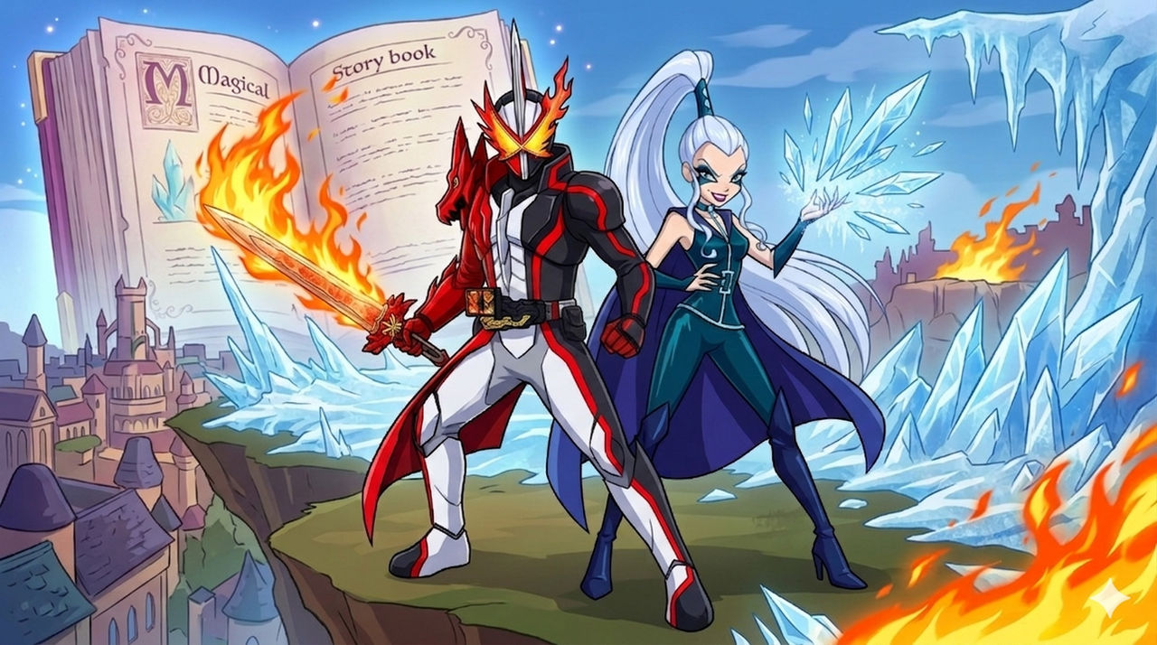 Icy Rider Kamen Rider Saber and Icy by magired01 on DeviantArt