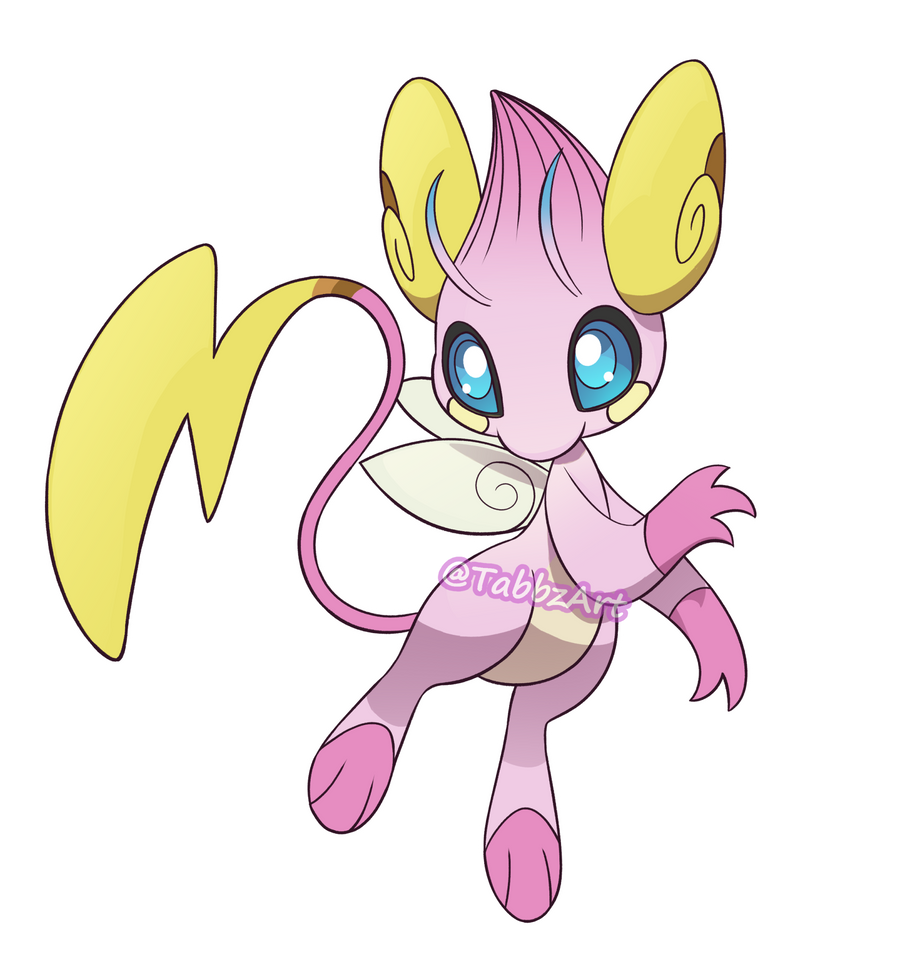 Mew/Celebi/Alolan Raichu fusion (adopt sold) by TabbzArt on DeviantArt