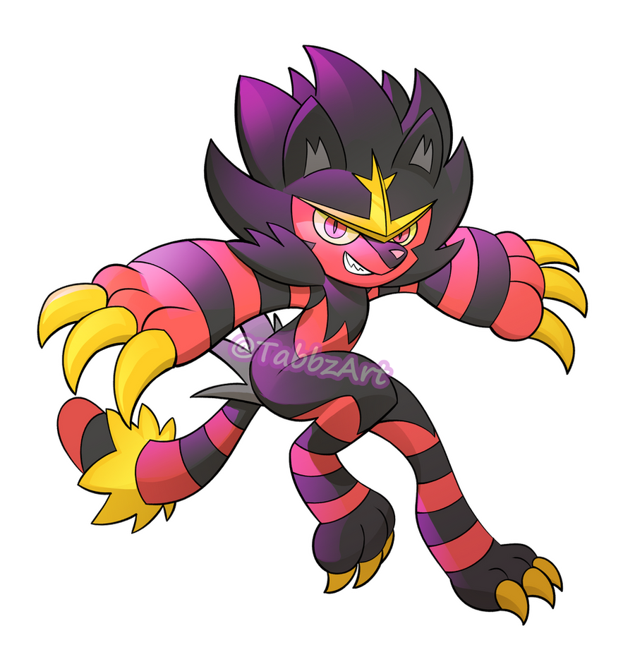 Riolu - Incineroar - Luxray fusion ( adopt close ) by TabbzArt on ...