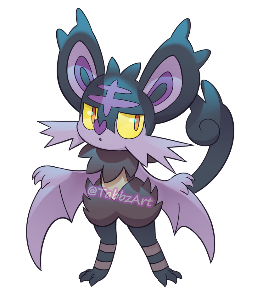 Litten/Noibat/Alolan Rattata fusion (adopt closed) by TabbzArt on ...