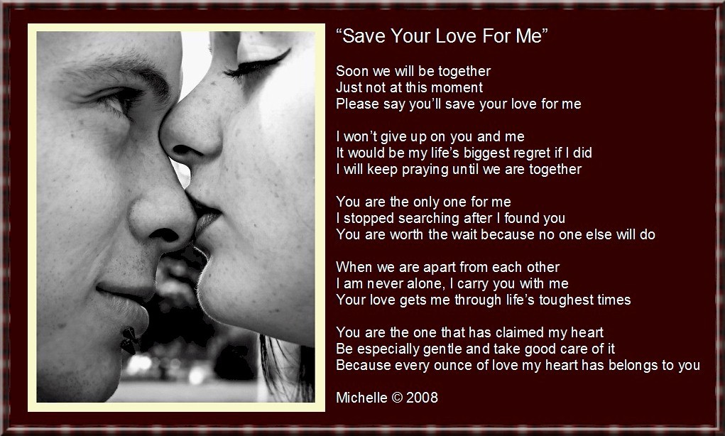 Save Your Love For Me