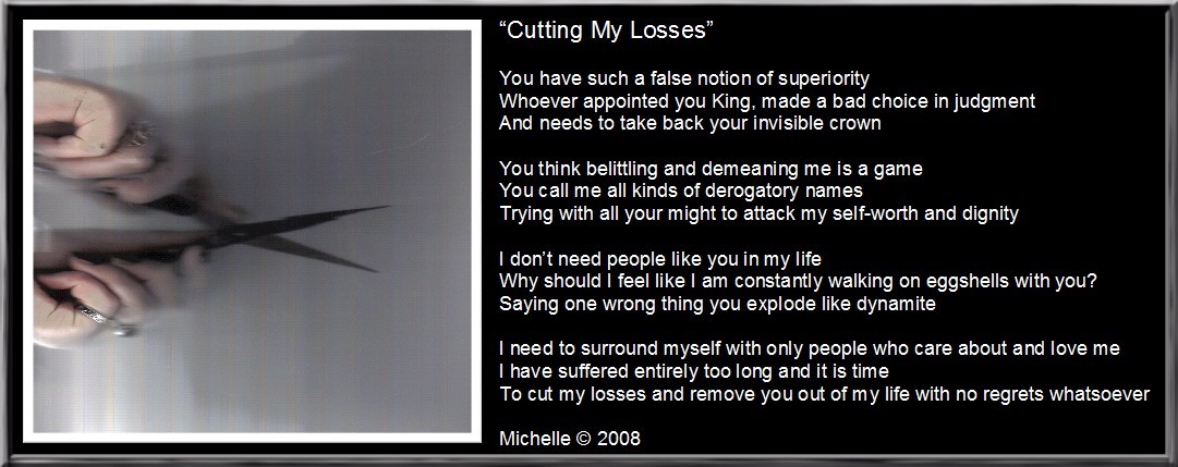 Cutting My Losses