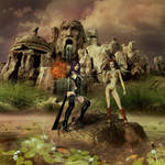 Guardians Of The Waterfall by VisualPoetress