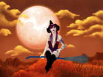 Under The Harvest Moon by VisualPoetress