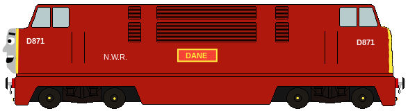 Dane The Big Red Diesel Sprite