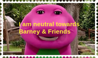 Neutral Barney And Friends Stamp