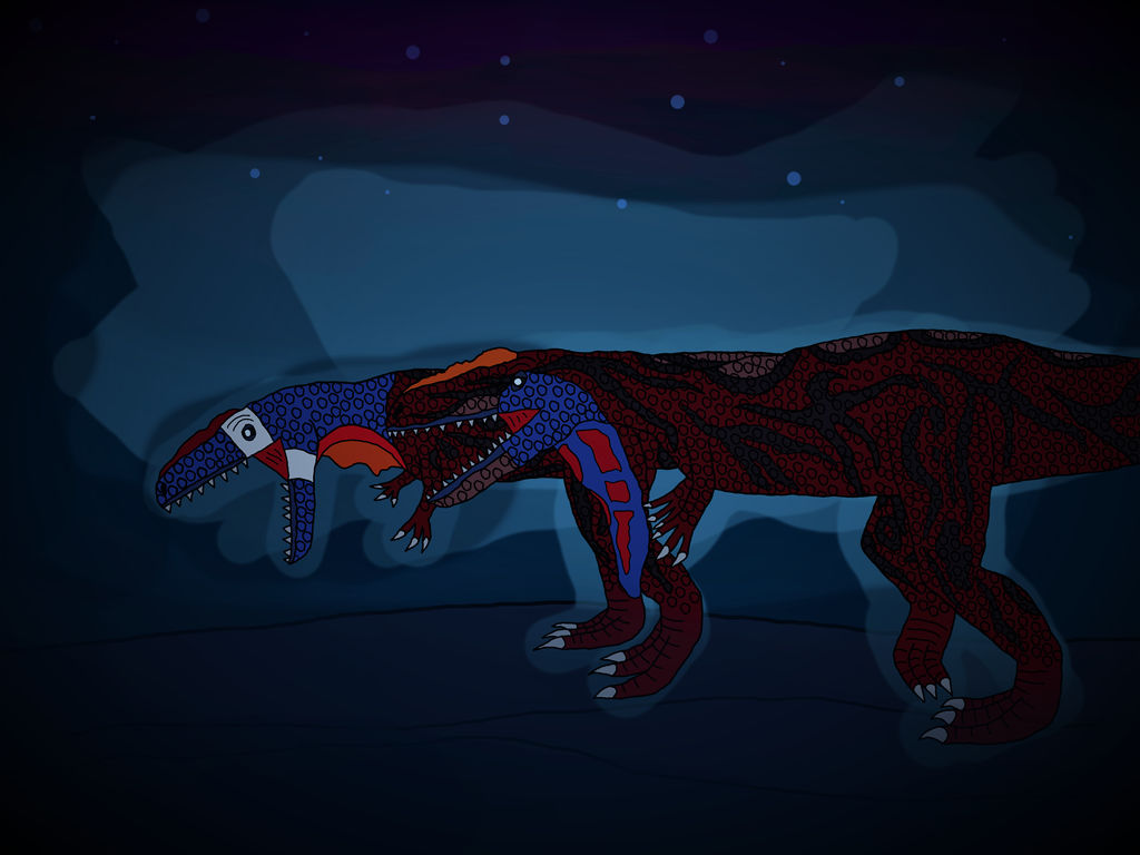 (Walking with Paleoart) Mapusaurus by Mr-Sliverwing on DeviantArt