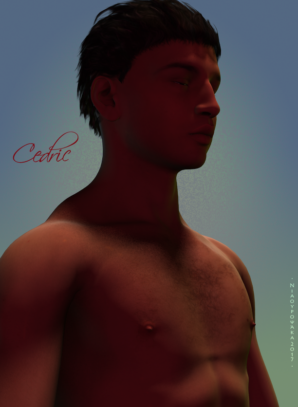 Four-colour lighting: Cedric, breathe in