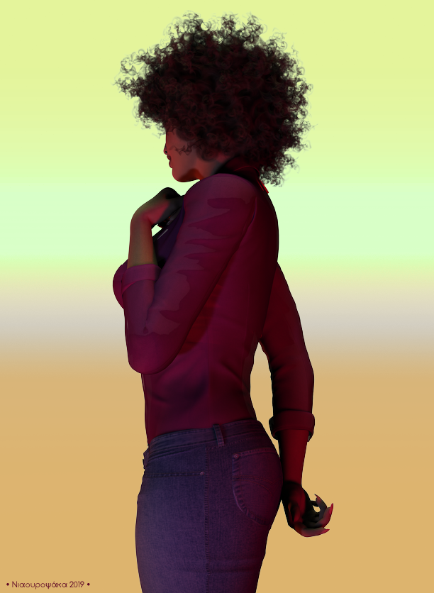 before the haze Blue jean Raspberry before the haze