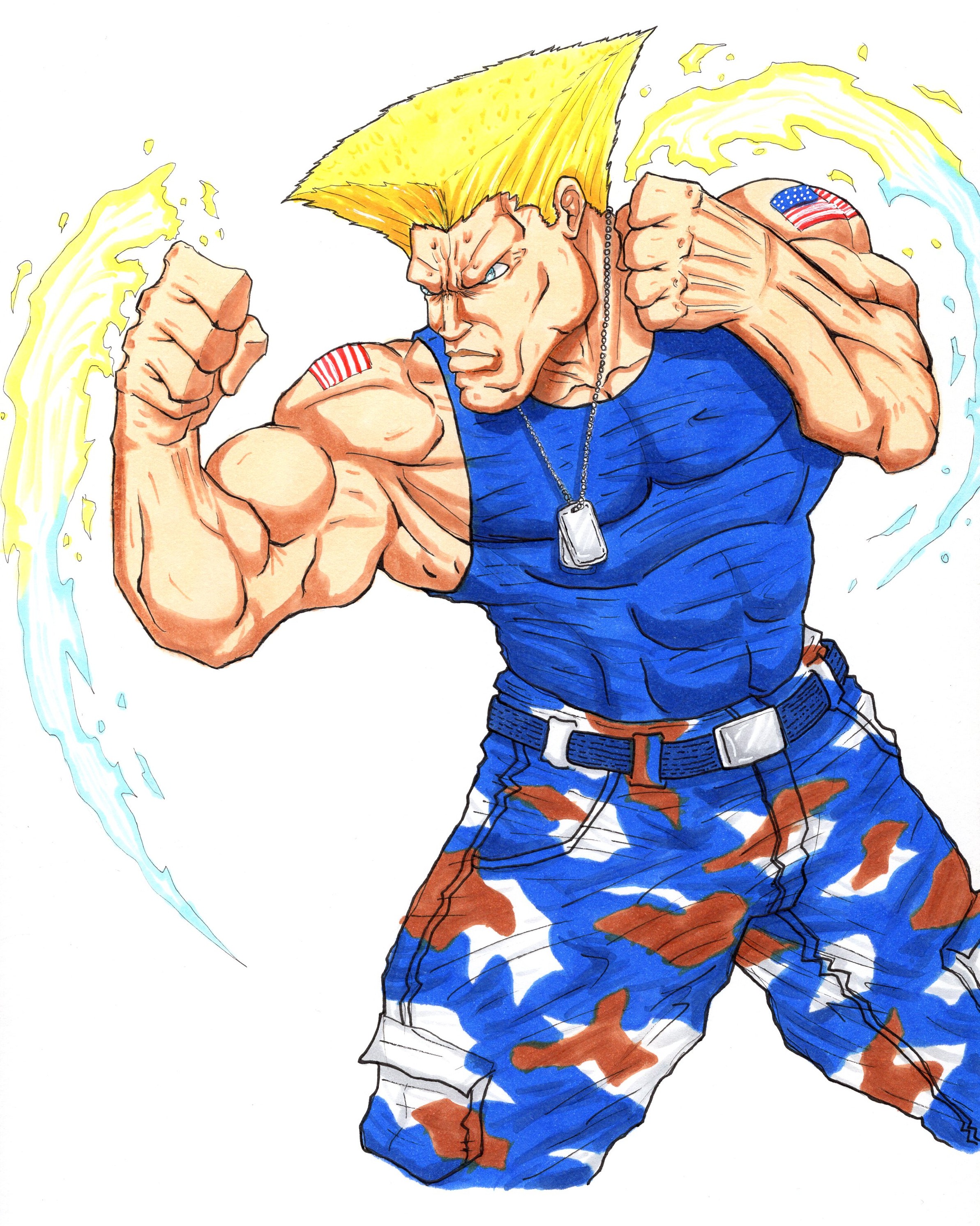 Guile Street Fighter V win Pose fanart by Raydash30 on DeviantArt