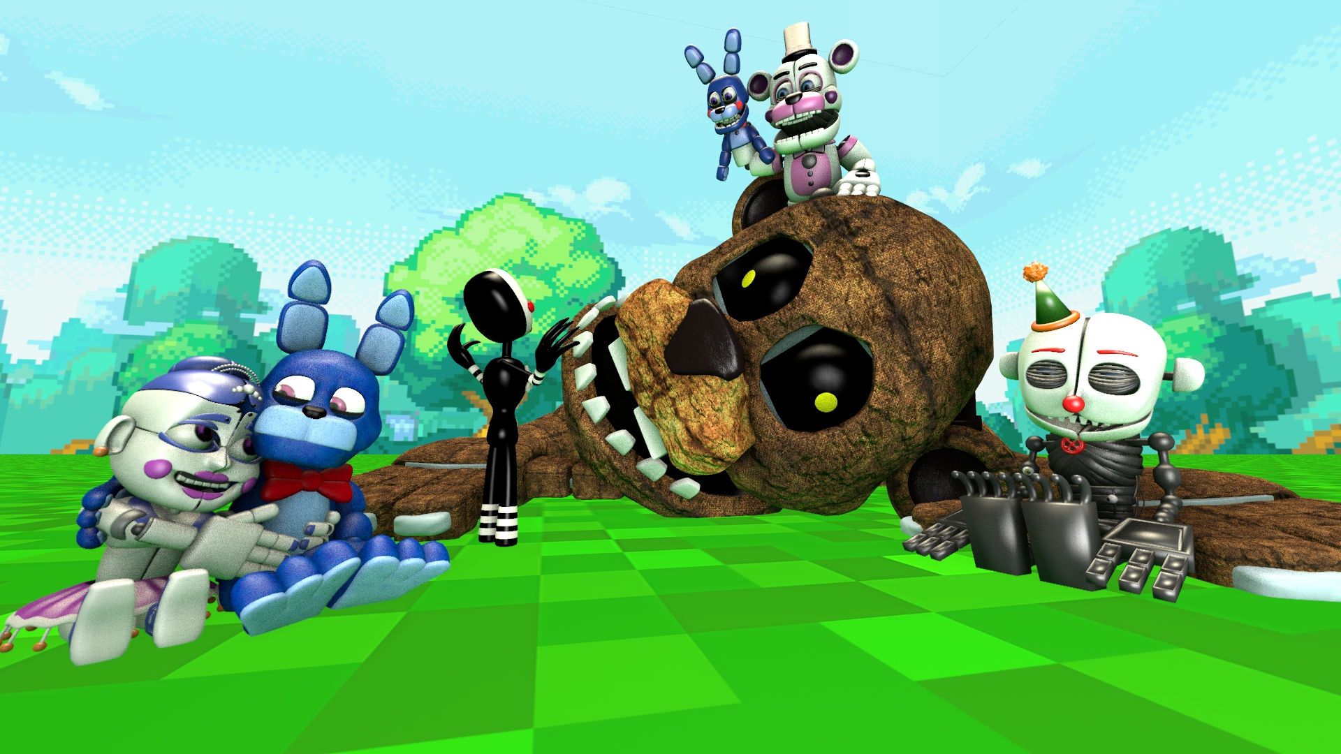 FNAF WORLD: update 3 announcement by NathanNiellYT on DeviantArt