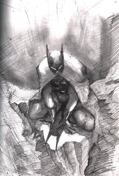 Batman fanart: shaded version