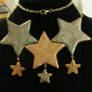 gold stars necklace